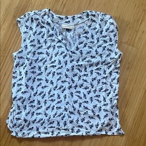 Universal Thread Black and White Floral Blouse